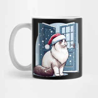 Ragdoll Cat Christmas Mug